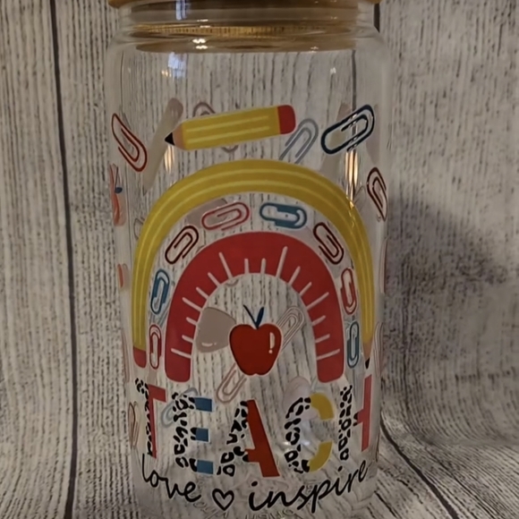 Teacher Libby Glass 16oz - Picture 1 of 2